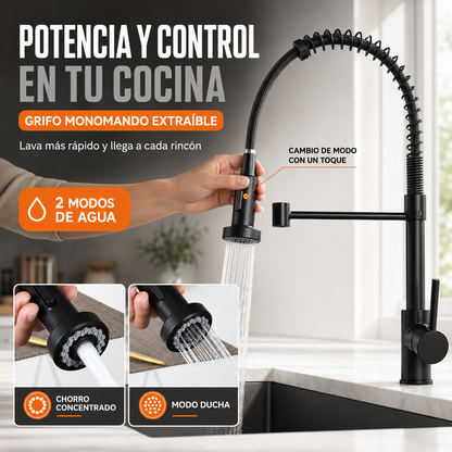 LLAVE DE COCINA MONOCOMANDO - MULTIGRIFO 360