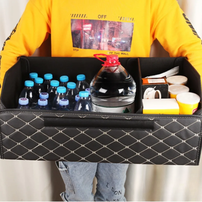 Organizador De Cuero Pu Para Maletera - AutoBox Pro