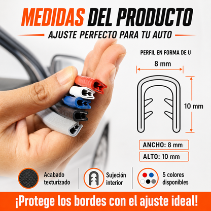 Tira de Sellado Moldura de Caucho para Auto - FlexiGuard