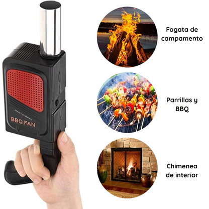Soplador ventilador eléctrico portátil - BBQ FAN