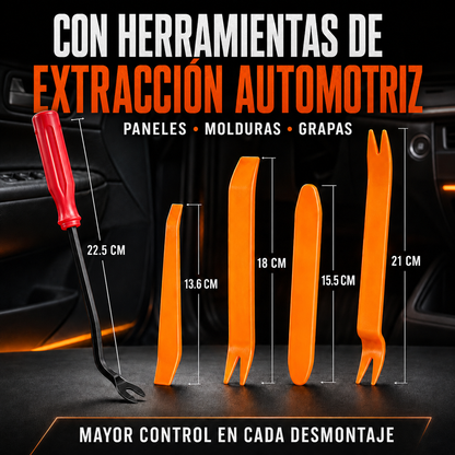 KIT DE CLIPS UNIVERSAL PARA AUTOS DE 725 PZAS - AUTOCLIPS PRO