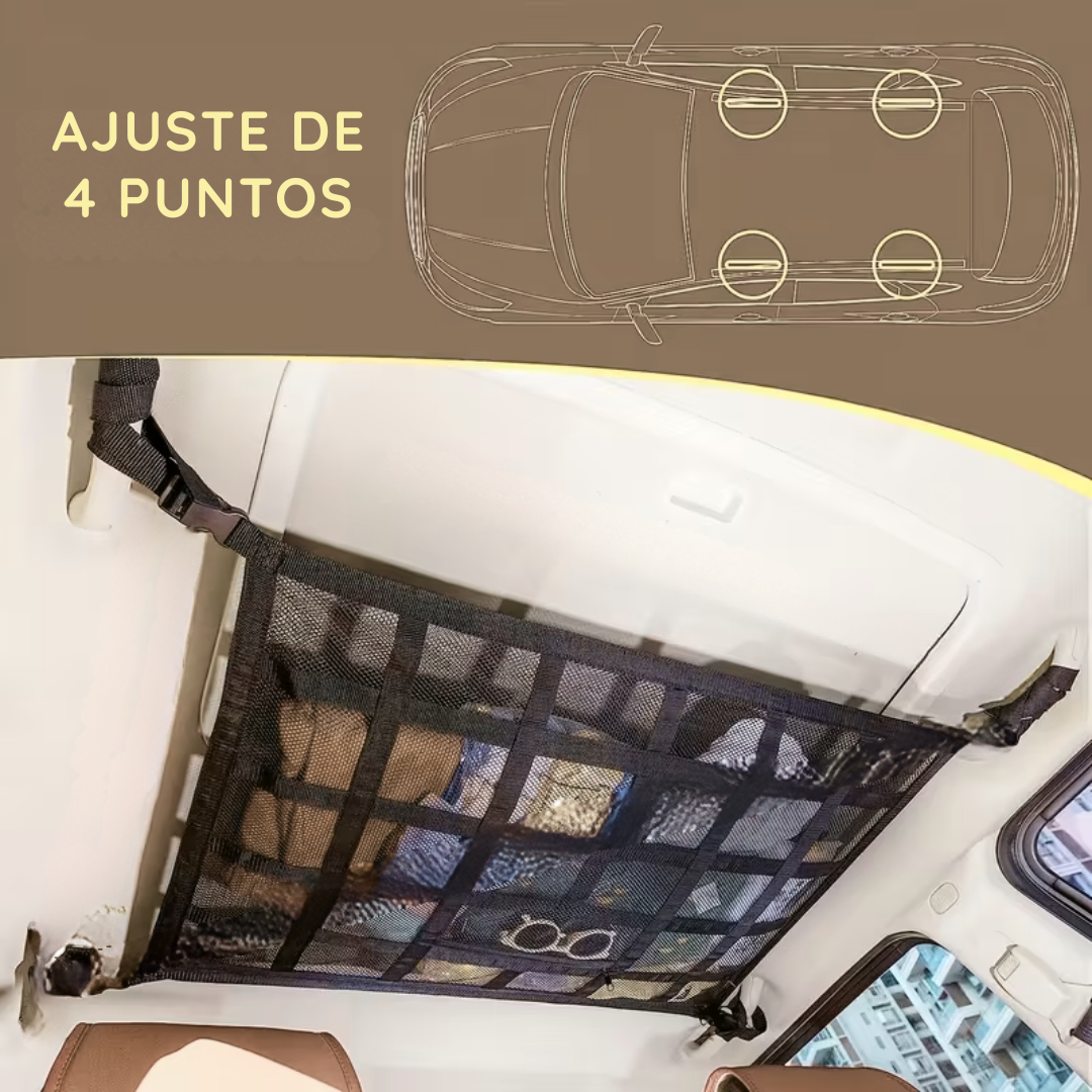 Organizador Almacenamiento Para Techo De Autos y Camionetas - RoofBag Pro