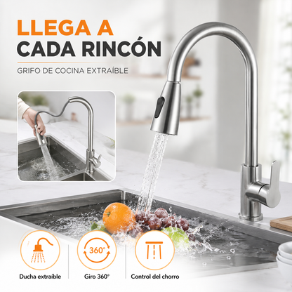 LLAVE DE COCINA MONOCOMANDO - MULTIGRIFO 360