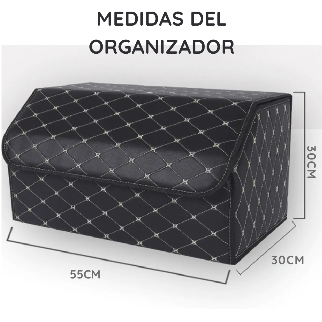 Organizador De Cuero Pu Para Maletera - AutoBox Pro