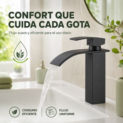 Llave Monocomando para Lavamanos - Cascada Deluxe