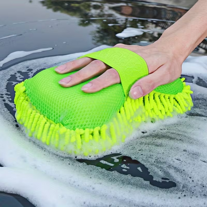 Guante De Microfibra Para Lavado De Autos, Motos y Hogar