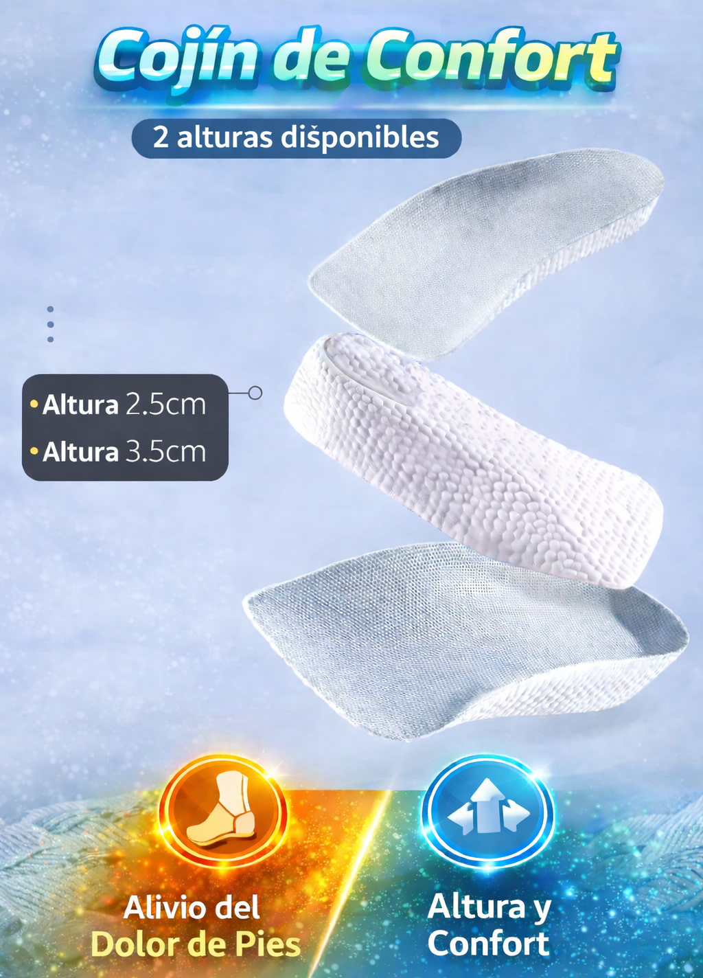 Plantillas Elevadoras para Aumentar la estatura - Upflex