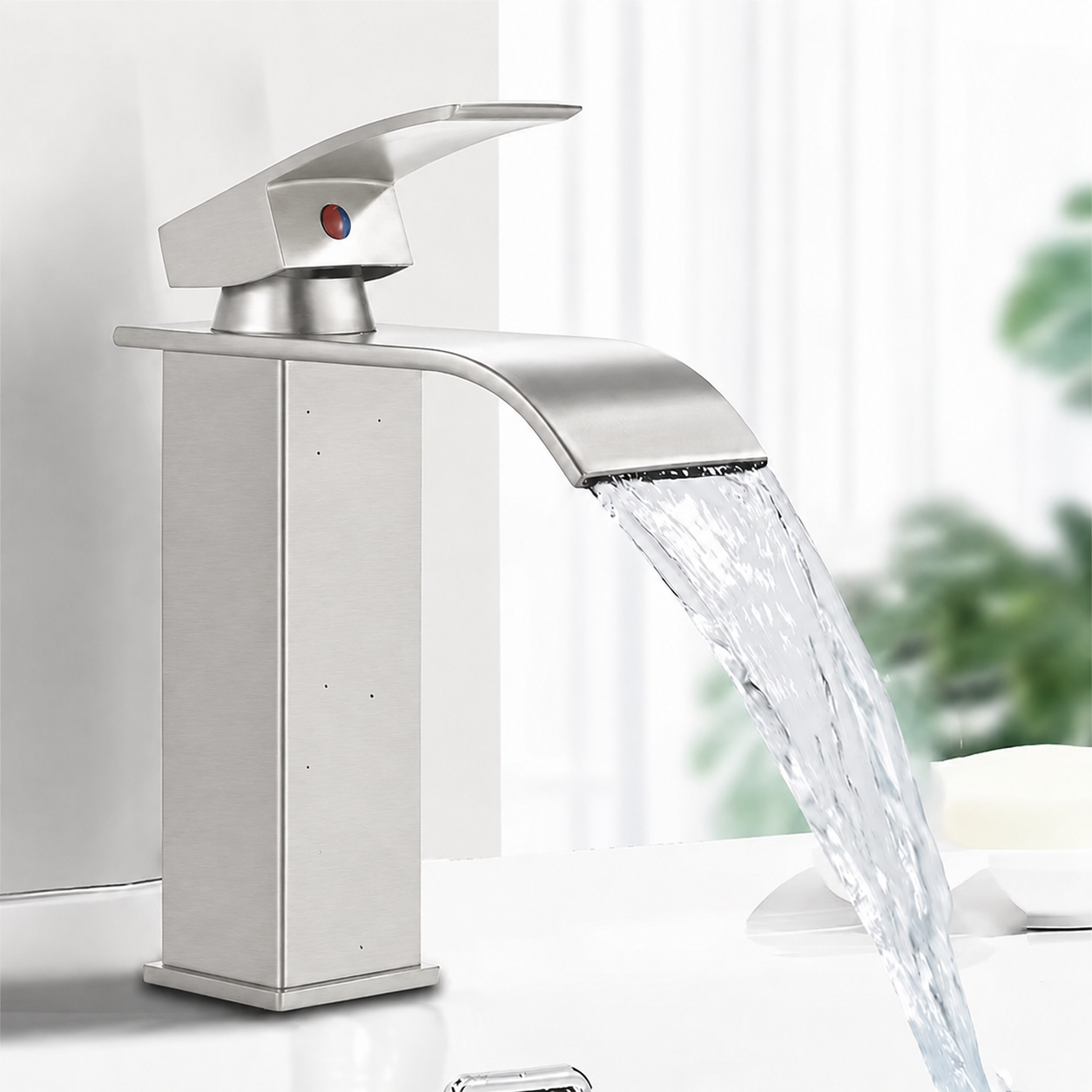 Llave Monocomando para Lavamanos - Cascada Deluxe